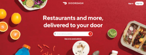 DoorDash website image