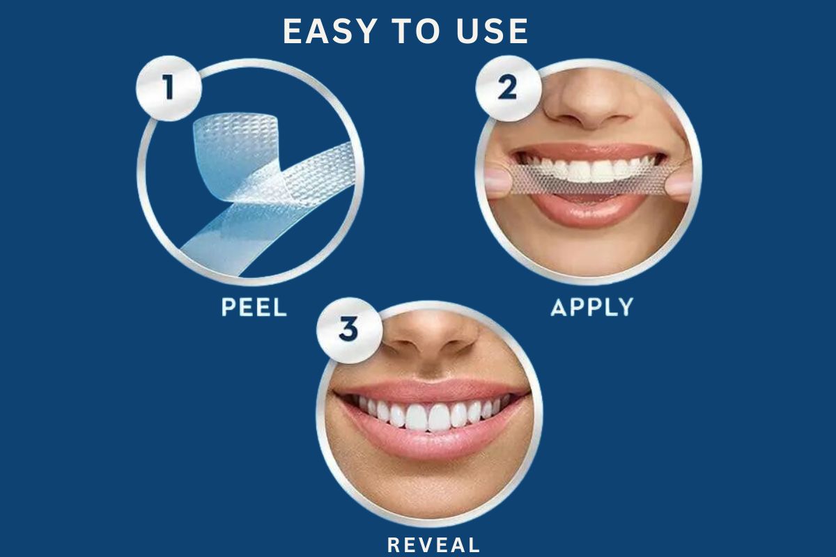 Using Crest Professional Effects Luxe Whitestrips Get Joys