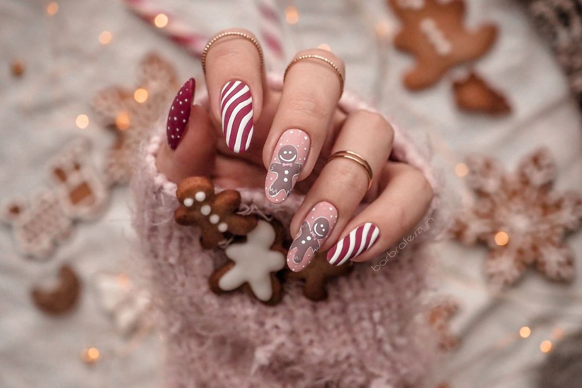 gingerbread nails