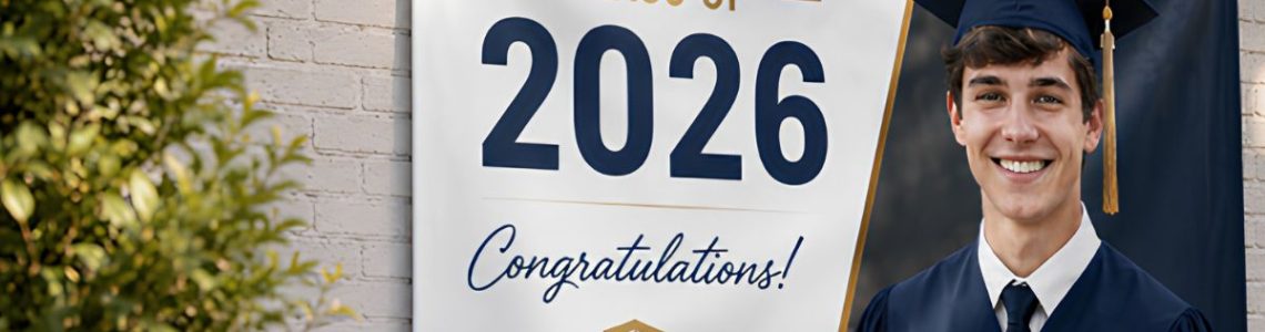 How to Design a Graduation Banner That Looks Good in Every Photo Posted Online
