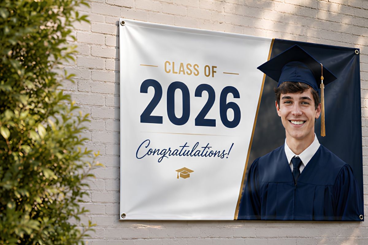 how to design a graduation banner